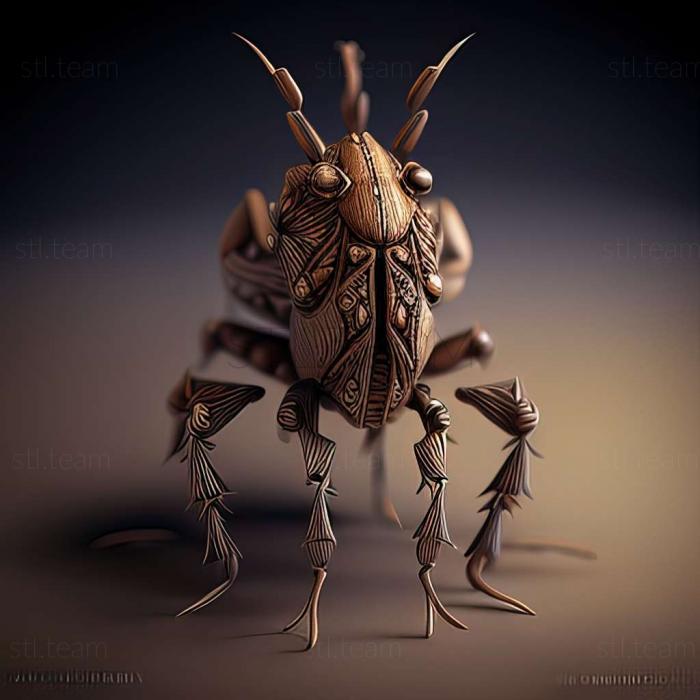 3D model Microdon myrmicae (STL)